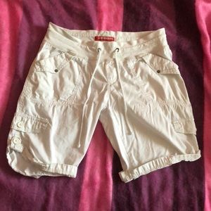 White cloth shorts